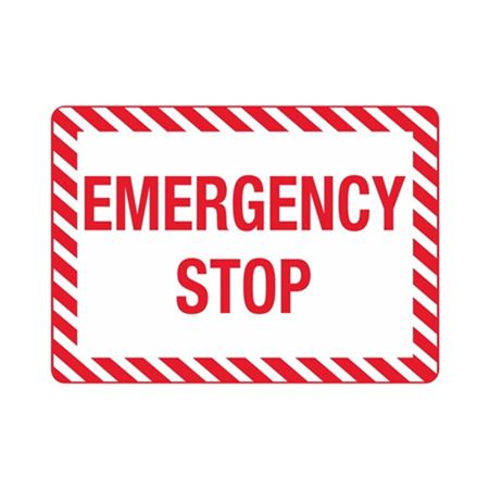 Emergency Stop Sign